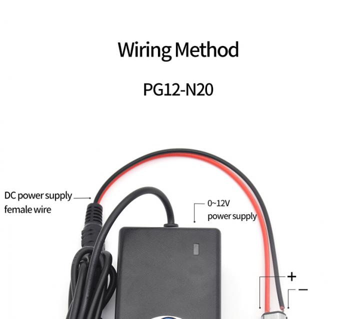 12V Micro High-Speed Brush DC Electric Gearbox PG12-N20 Alta qualità 12mm DC Reduction Gear Motor 11