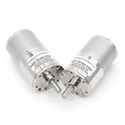 Mini motore a trasmissione CC 37mm ZGA37-3530 12V 24V di uscita centrale motore a bassa velocità