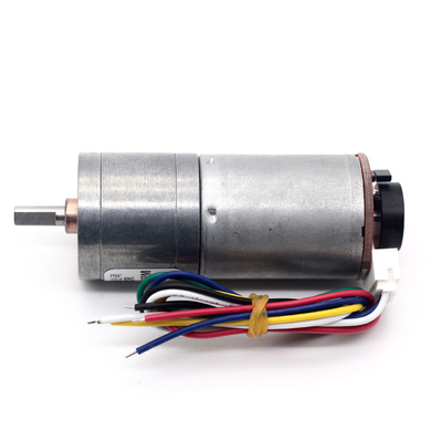 Alto motore di CC di coppia di torsione di ASLONG Hall Motor Encoder Reduction Motor JGA25-370B 12V 8.6-977RPM con il motore di CC del fornitore del codificatore