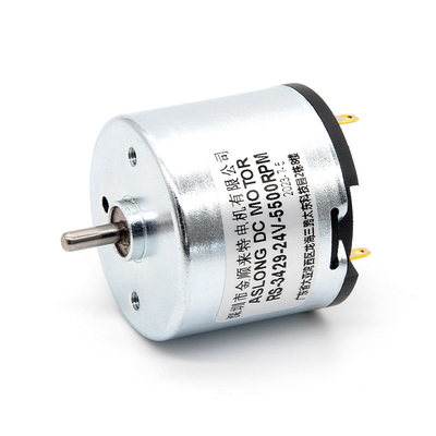 Motore ad alta velocità di CC del fornitore del motore di CC dell'alto motore di coppia di torsione della spazzola di carbone di ASLONG RS-3429 12/24V 5500-7500RPM micro