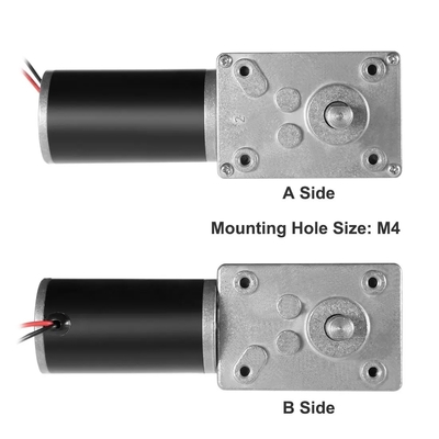 Motore di riduzione a doppio cuscinetto autobloccante A58SW31ZYS micro motore di ingranaggi a corrente continua a doppio asse 12v 24v motore di ingranaggi a versamento continuo