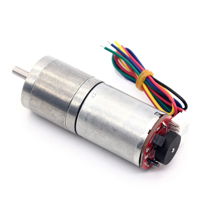 Motore Dc a 6V con codificatore JGA25-370B 25mm 12v
