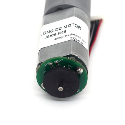Motore a spazzola codificatore JGA20-180B 12V 21RPM 1:374 Motore a corrente continua 12v con codificatore Micro motore a ingranaggi a corrente continua con codificatore