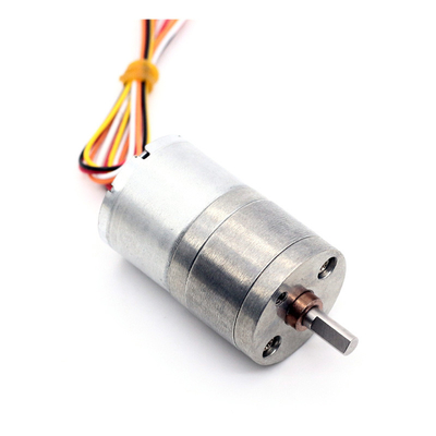 il micro ingranaggio di CC di 12V 9RPM va in automobile JGA25-2418 25mm che BLDC ha innestato il motore