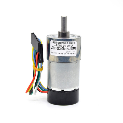 asse eccentrica dell'alto di coppia di torsione di 37mm 12v 24v 1600Rpm motore dell'ingranaggio con il codificatore