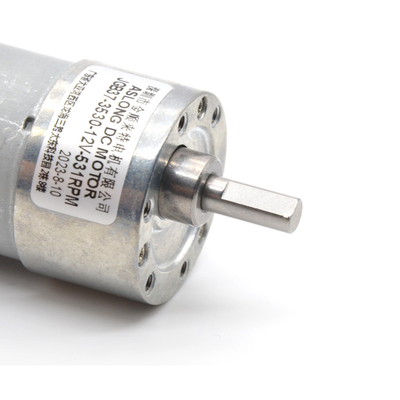 asse eccentrica dell'alto di coppia di torsione di 37mm 12v 24v 1600Rpm motore dell'ingranaggio con il codificatore