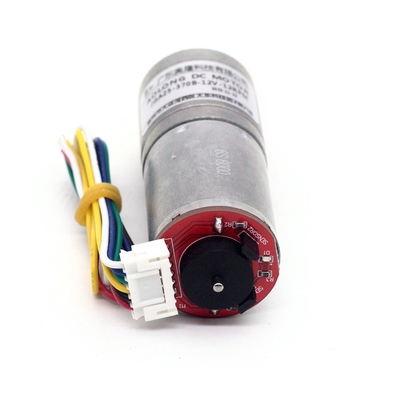 JGA25-370B Motori a marcia continua di piccole dimensioni a grande coppia 1360 giri al minuto con codificatore tachimetrico