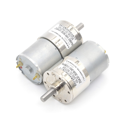 Mini motore a trasmissione CC 37mm ZGA37-3530 12V 24V di uscita centrale motore a bassa velocità